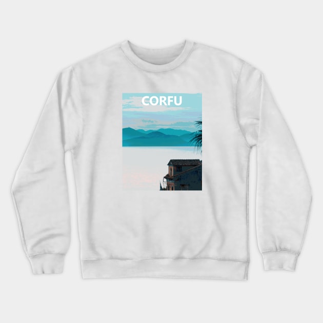 Corfu Crewneck Sweatshirt by greekcorner